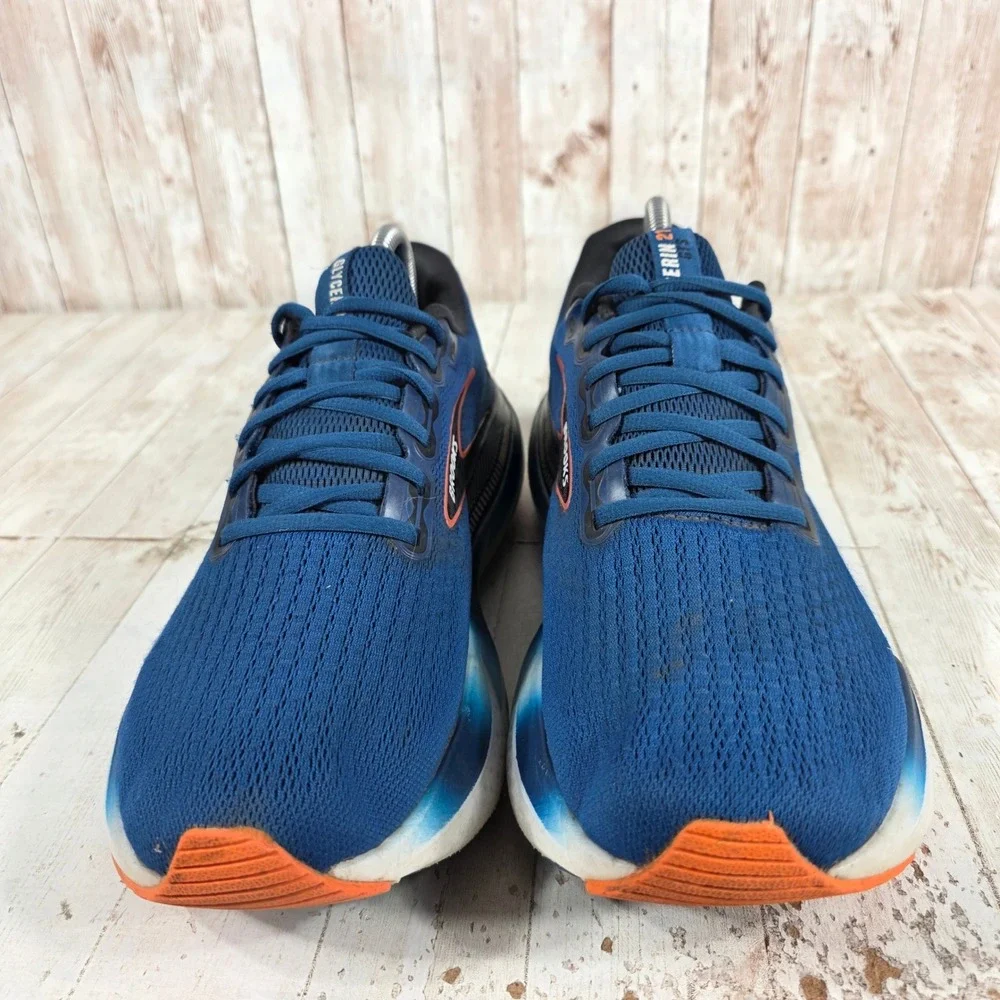 Brooks Glycerin GTS 21 Mens Running Shoes Blue Orange 1104201D474 Size 10